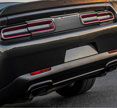 Carbon Rear Tail Light Lamp Decor Frame Cover Trim - Dodge Challenger 2015-2019 3PCS.