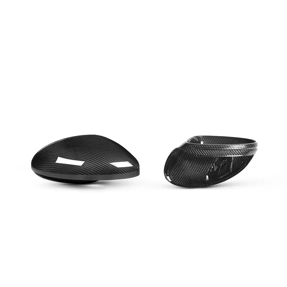 Dry Carbon Fiber Mirror Caps For Porsche 718 Cayman Boxster 2016-2021.