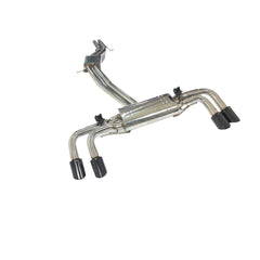 Valved Cat Back Muffler Exhaust System - Porsche Cayenne Turbo 4.0T.