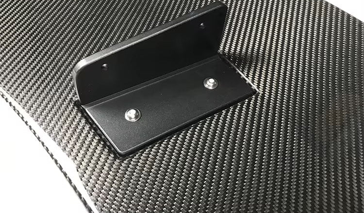 GT4 Style V2 Dry Carbon Fiber adjustable - Porsche Cayman Boxster 718 2016-2019.