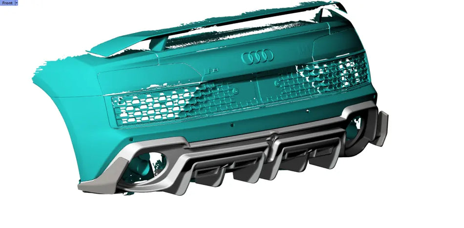 Prepreg Carbon Fiber Rear Diffuser - 2023+ R8 V10.