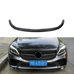 Carbon Fiber Front Lip V1 - Mercedes Benz W205 W206 C43 AMG Sport 2019-2020.