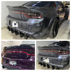 Carbon Fiber Rear Trunk V Style Spoiler - 15-23 Dodge Charger.