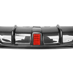 Carbon Fiber Rear Diffuser w/ LED Light -  Infiniti Q60 2016-2022.