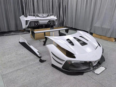 Prepreg Carbon Fiber Aerodynamic EVO Style Body Kit - Ferrari 488.