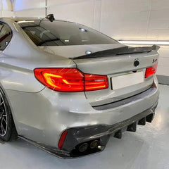 PSM Style High Kick Carbon Fiber Trunk Spoiler - BMW F90 M5 & G30 / G38 5 Series.