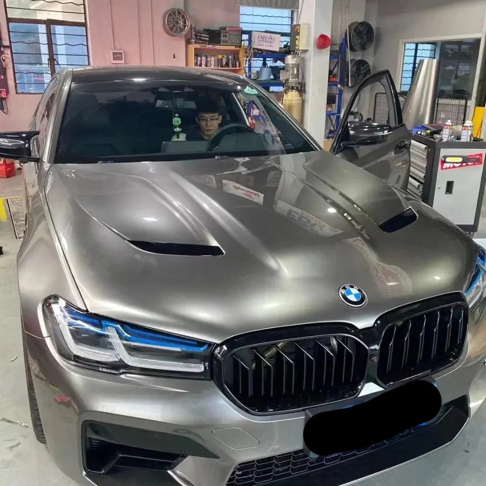 Aluminum CS Style Engine Hood Bonnet - BMW F90 Series / G30 5 Series.