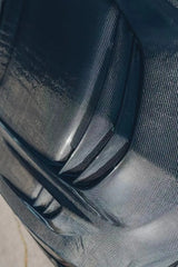 Vented Carbon Fiber Engine Hood - Infiniti Q50.