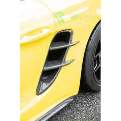 Pre-preg Carbon Fiber Side Skirt - Porsche 718 Cayman / Boxster / GTS / GT4 / Spyder.