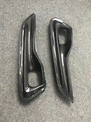 Carbon Fiber Fog Lamp Cover - Infiniti Q60 Sport.