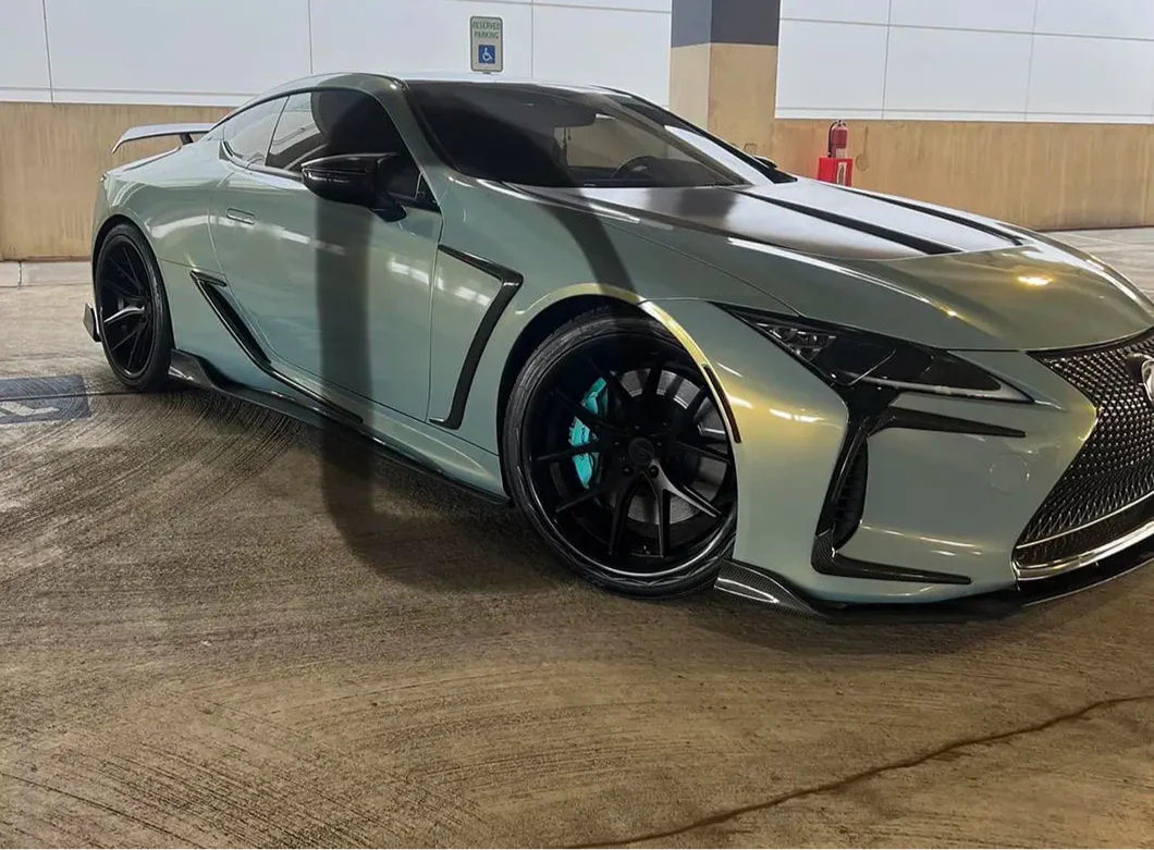 prepreg Carbon Fiber Side Fender Canards Trim - Lexus LC500 LC500H.