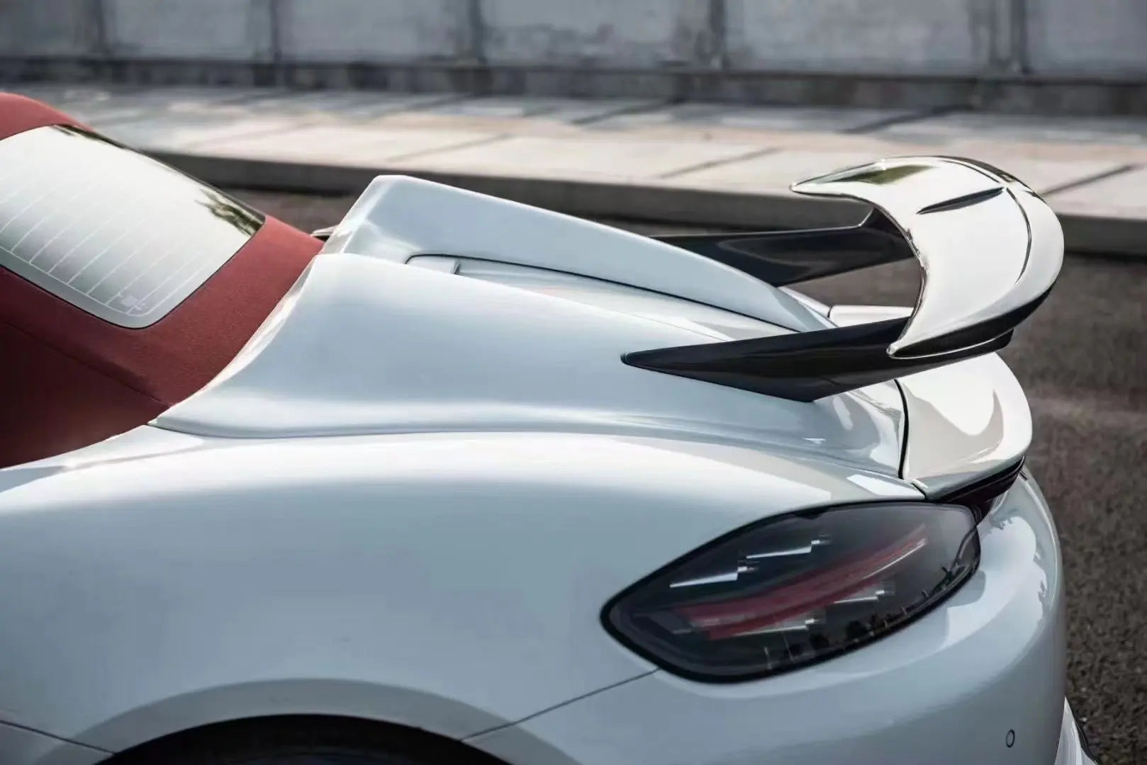 Carbon Fiber Rear Spider Wing - Porsche 718 981.