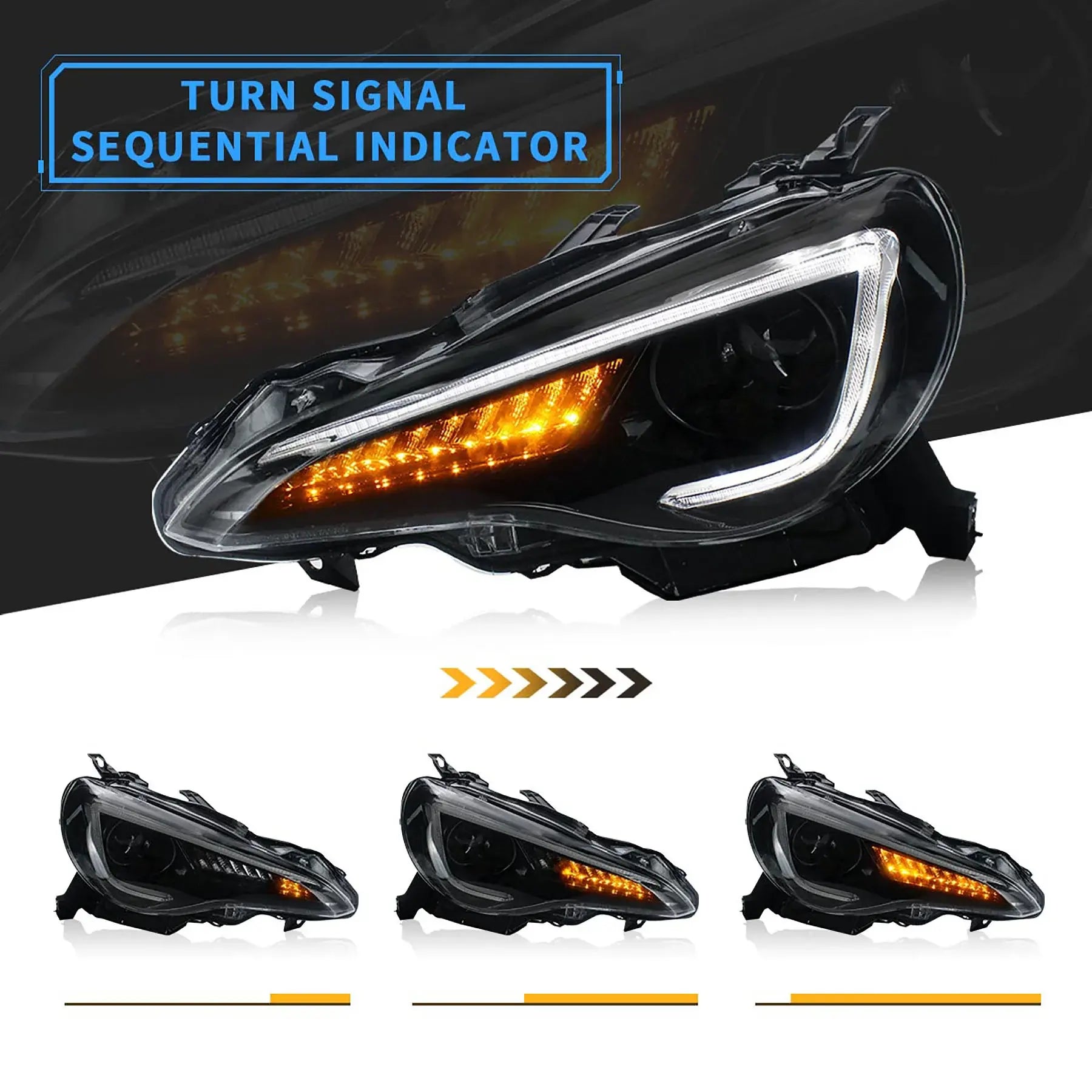 LED Headlights & Taillights - 2012-2021 Toyota 86 GT86, Scion Frs, Subaru Brz.
