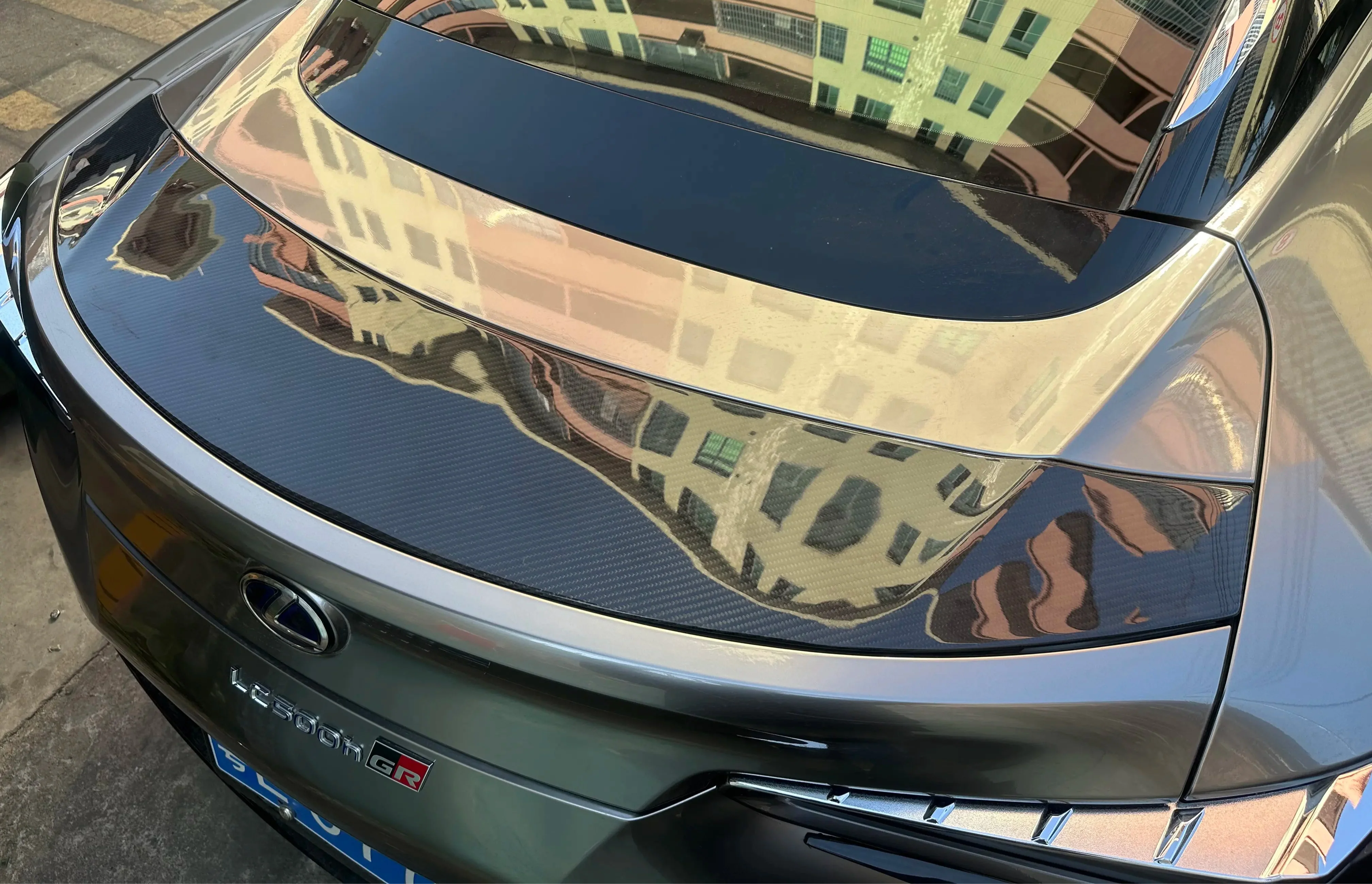 Prepreg Carbon Fiber Rear Spoiler - Lexus LC500 LC500h.