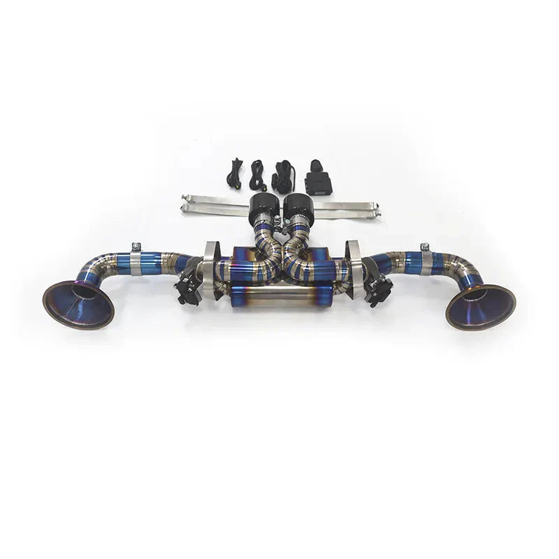 High Performance Titanium Valved Catback Exhaust System - Porsche 911 992 GT3 4.0T 2021+.