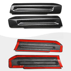 Prepreg Carbon Fiber Inner Door Armrest Handle Cover Trim - Ford Mustang S650 GT V8 Dark Horse Ecoboost 2024+.
