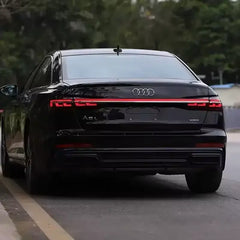LED Rear Tail lights w/ Light Bar - Audi A6/S6/RS6 (C8) 2019-2021.