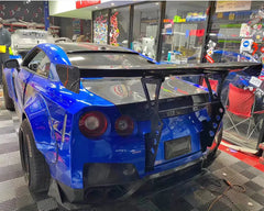 Carbon Fiber Agressive GT Rear Wing - Nissan R35 GTR 2008-2024.