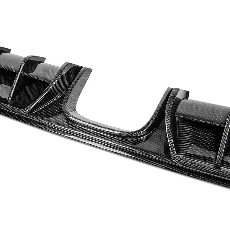 Prepreg Carbon Fiber Rear Diffuser - Porsche 718 Cayman Boxster 982.