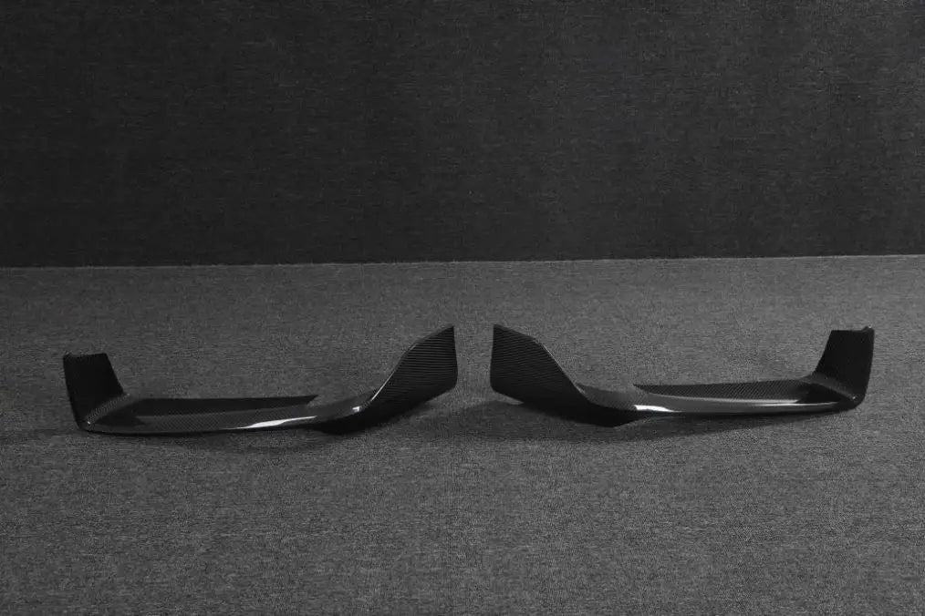 Prepreg Carbon Fiber Pro Front Bumper Splitter Trim - Porsche 911 Carrera 2 Door 2019-2020.