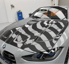 Prepreg Carbon Fiber PT Style Engine Bonnet Hood -  BMW M3 G80 M4 G82 G83