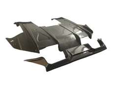 prepreg Carbon Fiber Rear Undertray Diffuser V2 - BMW G87 M2.