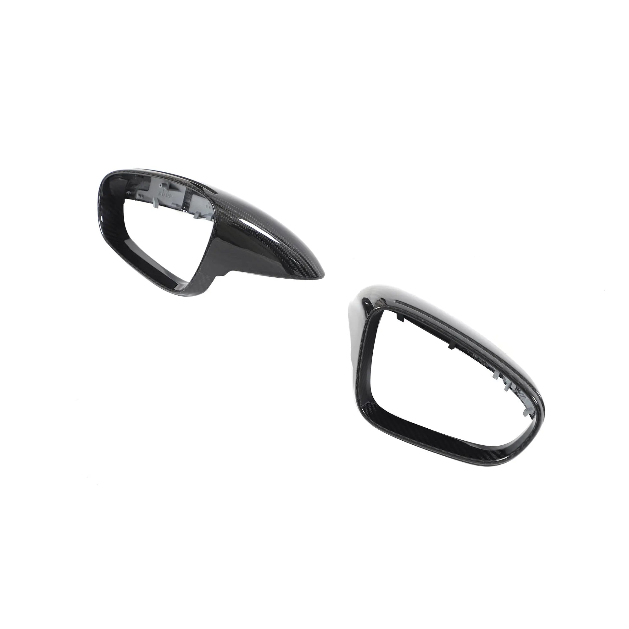 Pre-preg Carbon Fiber Side Mirror Replacement Set - Porsche Taycan 9J1 19-20.