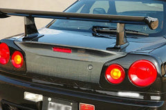 Carbon Fiber Rear DuckBill Trunk w/ with Brake Light Hole, With Key Hole - Nissan Skyline R34 GTR GTT.