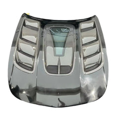 Carbon Fiber Vented Hood W/ Transparent Window V2 - Mercedes GT/GTR/GTS/GTC.
