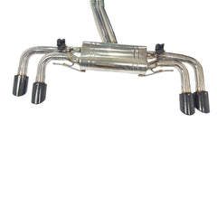 Valved Cat Back Muffler Exhaust System - Porsche Cayenne Turbo 4.0T.