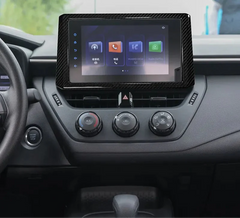 Carbon Fiber Interior Multi-media Cover Trim - Toyota GR Corolla.
