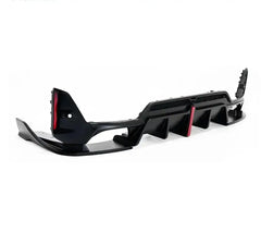 ABS Gloss Black Diffuser W/ Brake Light- BMW G20 3 Series LCI.
