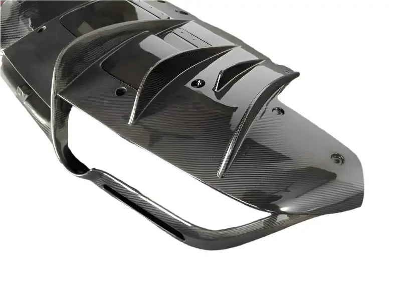 N Style Carbon Fiber Rear Diffuser - Ferrari F8 Tributo.