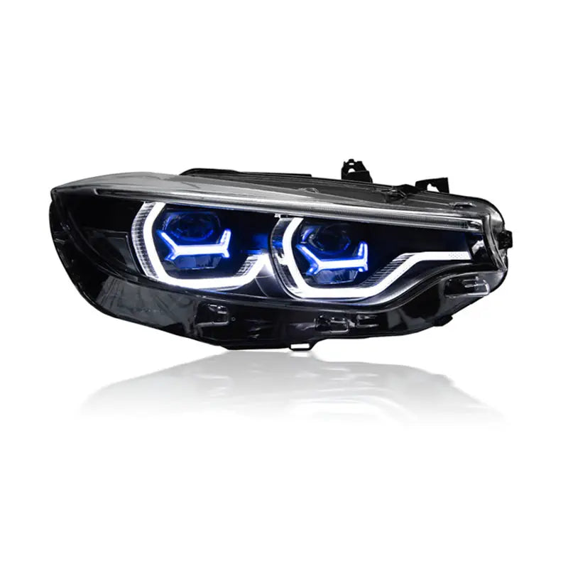 LED Headlight w/ Blue X bulb - BMW F8X F80 M3 F82 F83 M4 F32 F36.