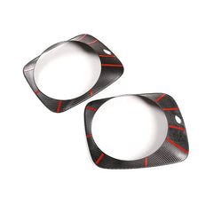 Carbon Fiber Front Headlight Panel Trim - Mercedes-Benz G-Class W463 G63 2019-2023.