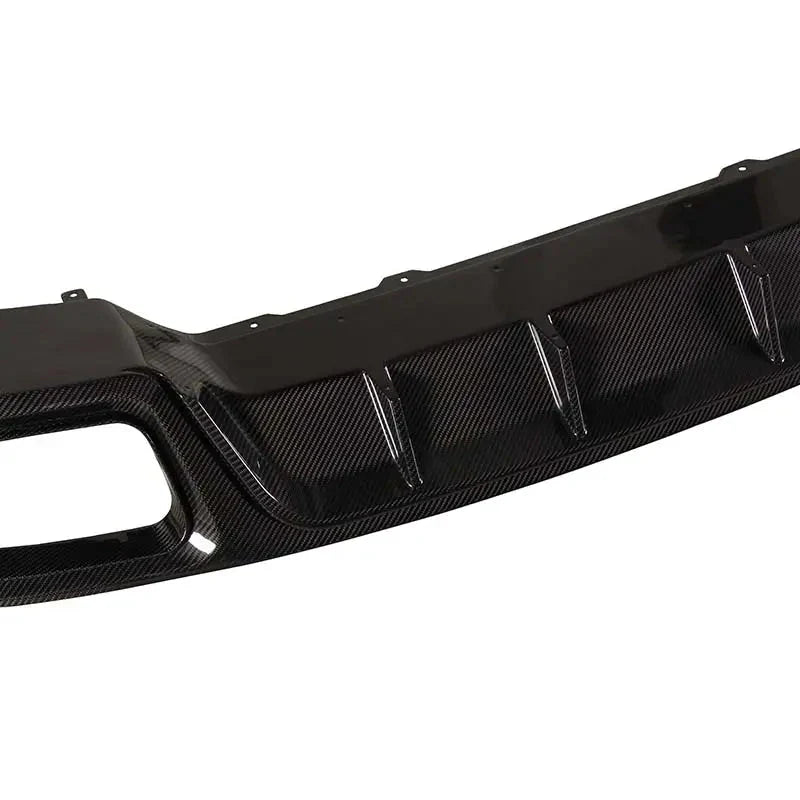 Paktechz Dry Carbon Fiber Rear Diffuser - Porsche Cayenne Coupe Turbo 9YA 9Y0 9Y3.