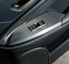 Carbon Fiber Window Switch Lift Lock Panel Trim Cover - Lexus RC RC200t RC300 RC350 RC-F SPORT 2015-2019.