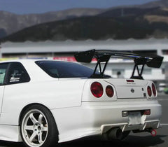 Carbon Fiber GT Rear Spoiler Wing - Nissan Skyline R34 GTR GTT.