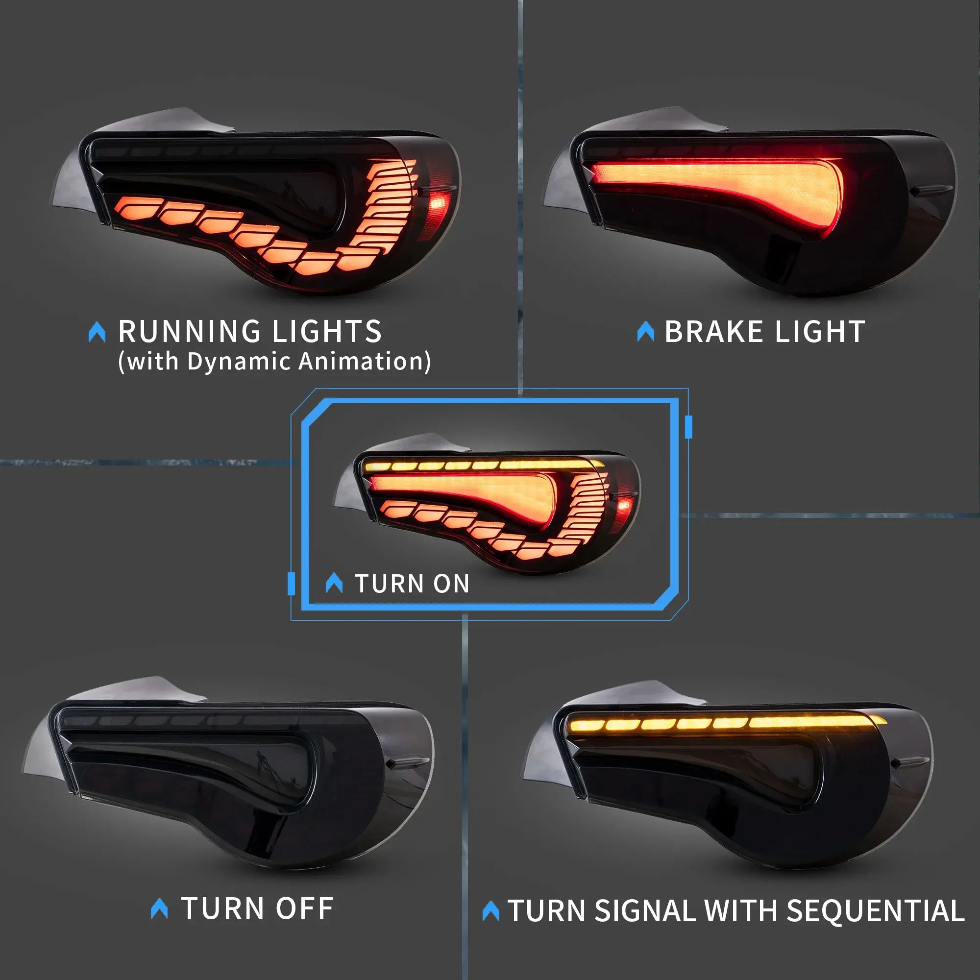 LED Headlights & Taillights - 2012-2021 Toyota 86 GT86, Scion Frs, Subaru Brz.