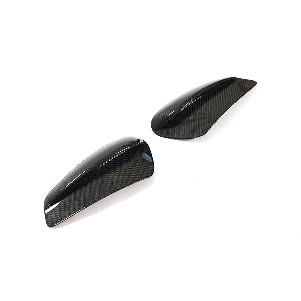 Carbon Fiber Rear Bumper Vent Trim Cover - Porsche 911 Carrera Turbo S GT3 Targa 2-Door 2019-2022.
