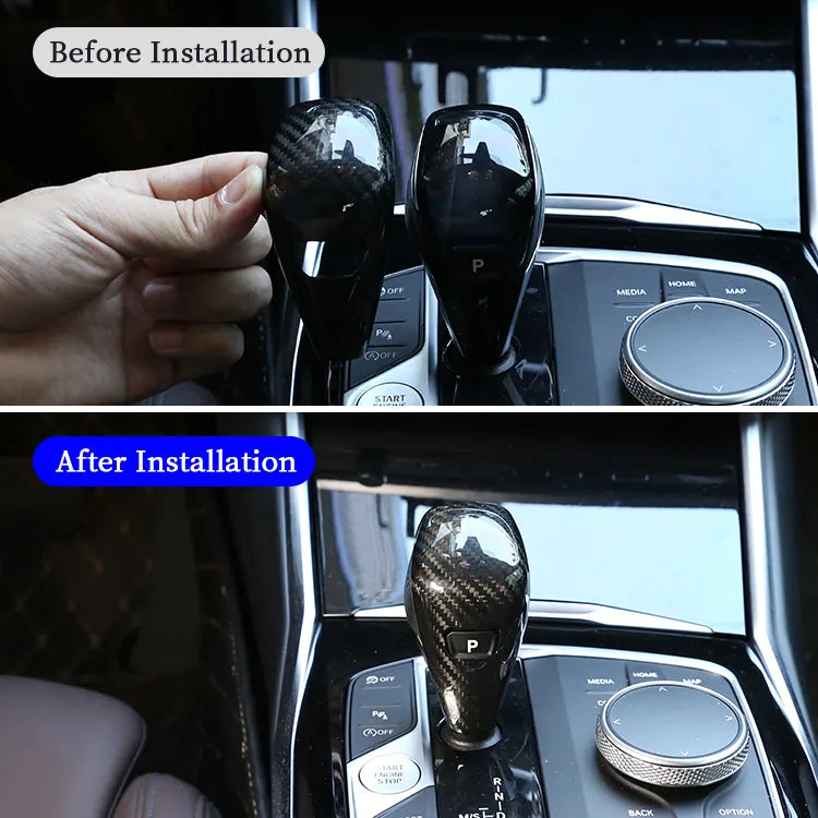 Carbon Fiber Interior Gear Shift Knob - BMW 1/3/4 Series F40 G20 G21 G22 G23 G24 Z4 2020-2023.