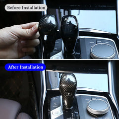Carbon Fiber Interior Gear Shift Knob - BMW 1/3/4 Series F40 G20 G21 G22 G23 G24 Z4 2020-2023.
