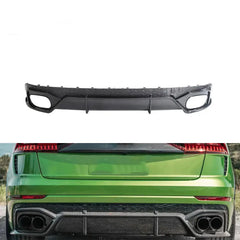 Carbon Fiber Rear Diffuser - Audi RSQ8 Q8 Sport 2019-2023.