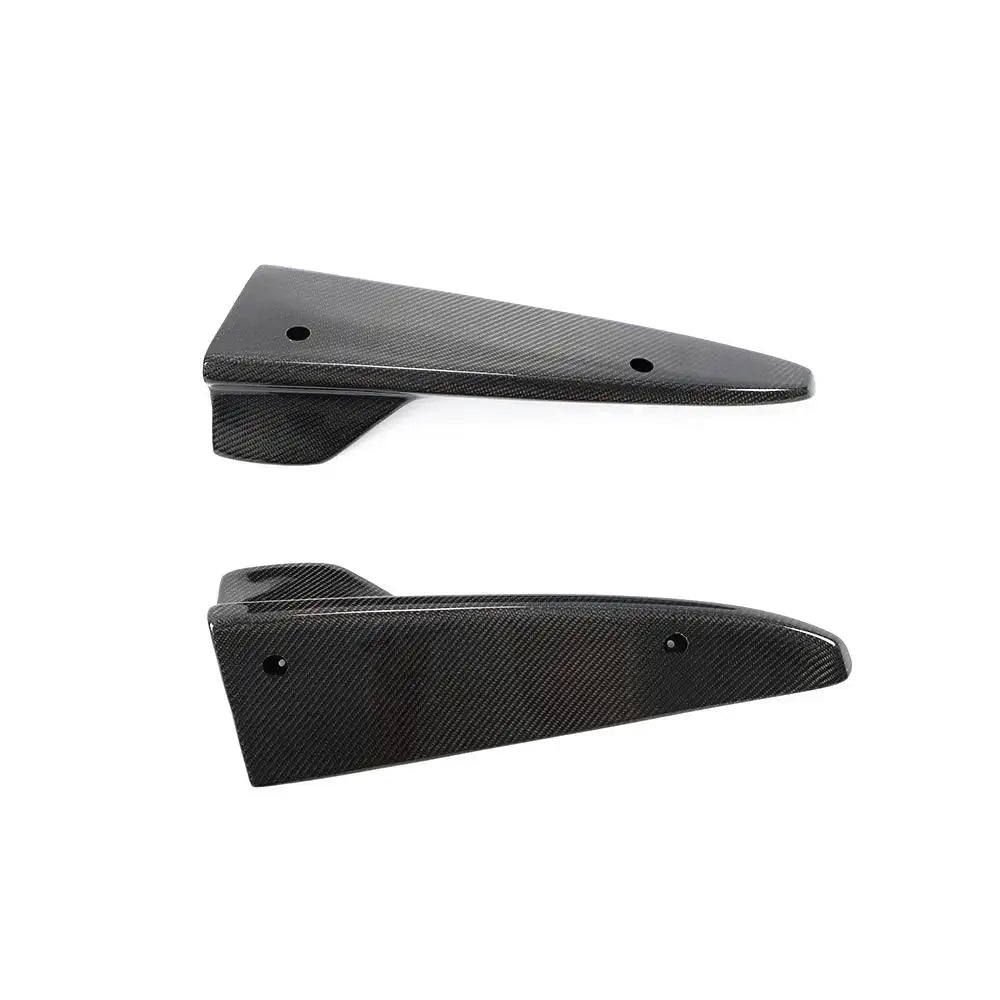 Carbon Fiber Rear Bumper Splitter Canard - Mercedes Benz W205 C63 AMG C300 C400 C43 AMG Sedan 15-19.