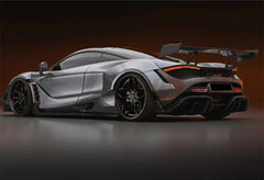 Dry Carbon Fiber Performance GT Rear Wing Spoiler w/ Dry Carbon Base Panel- Mclaren 720S