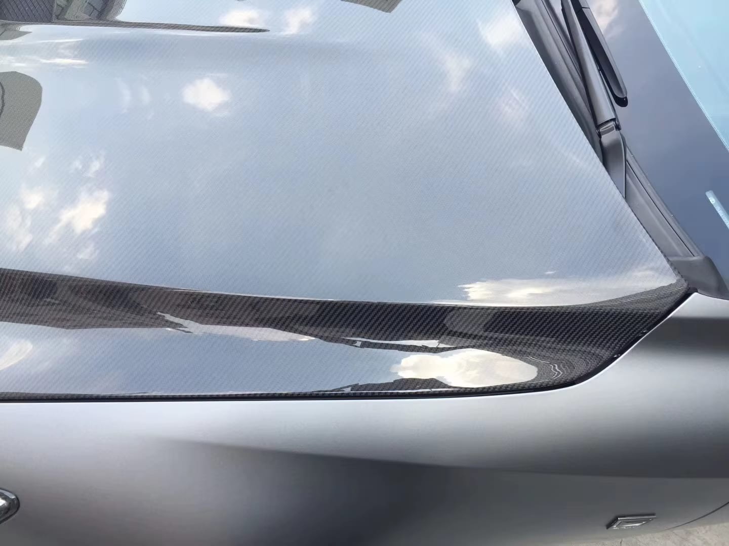 RCF Style Carbon Fiber Vented Hood - 2014-2020 Lexus IS.