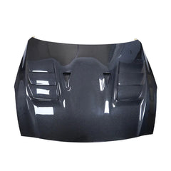 Carbon Fiber T Style Vented Front Engine Hood - Nissan R35 GTR 2008-2024.