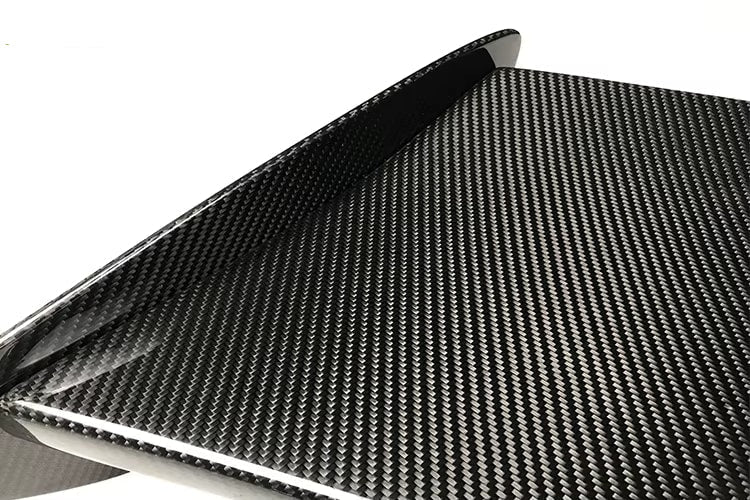 GT4 Style V2 Dry Carbon Fiber adjustable - Porsche Cayman Boxster 718 2016-2019.