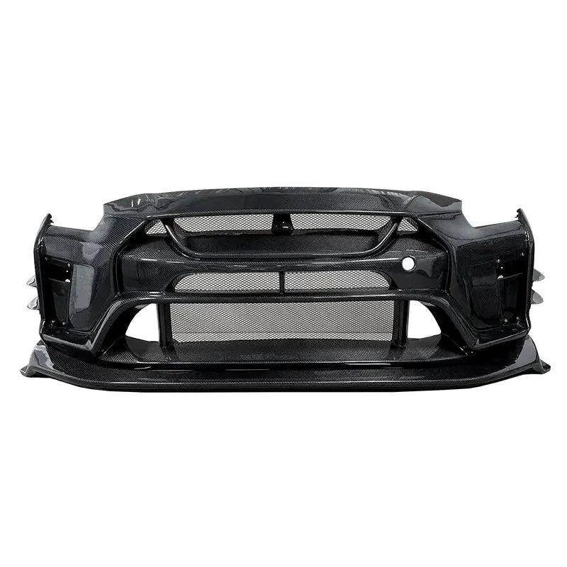 Carbon Fiber VRS Style Front Bumper w/ Front Lip - Nissan GTR R35.