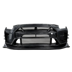 Carbon Fiber VRS Style Front Bumper w/ Front Lip - Nissan GTR R35.